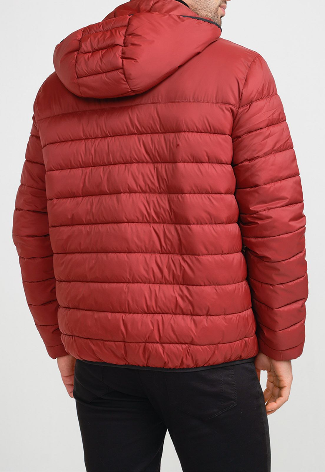 PARKA HOMBRE ACOLCHADA ROJO - 2