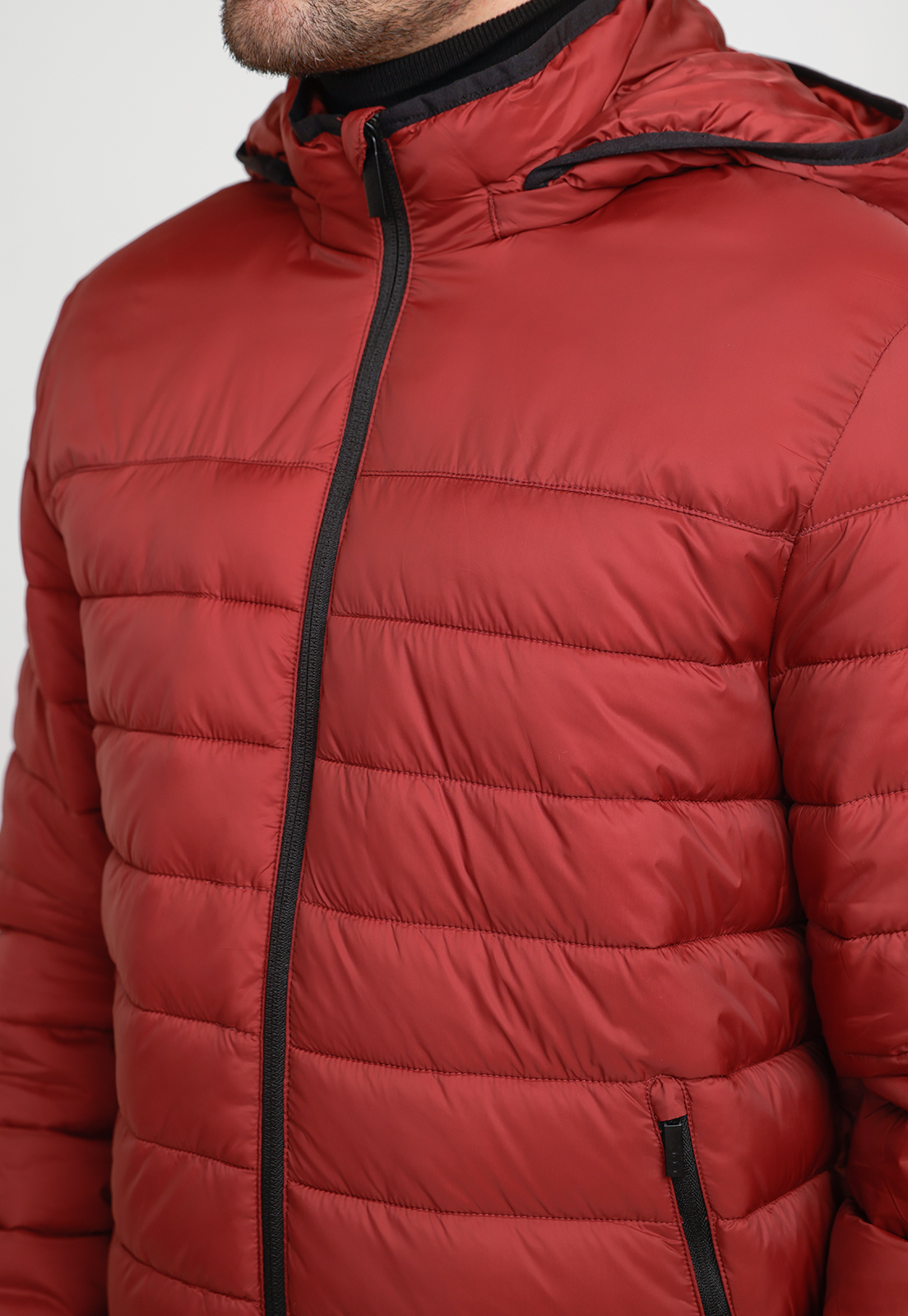 PARKA HOMBRE ACOLCHADA ROJO - 3