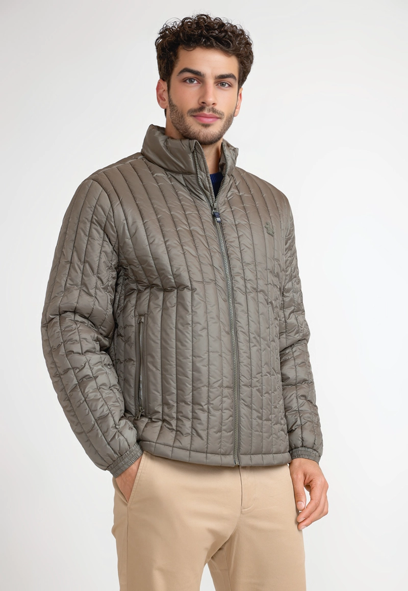 PARKA HOMBRE VERDE MILITAR - 1