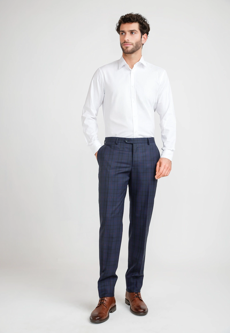PANTALON FORMAL HOMBRE NAVY - 4