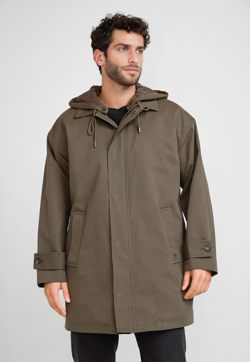 CHAQUETA HOMBRE ACOLCHADA VERDE OSCURO - 1