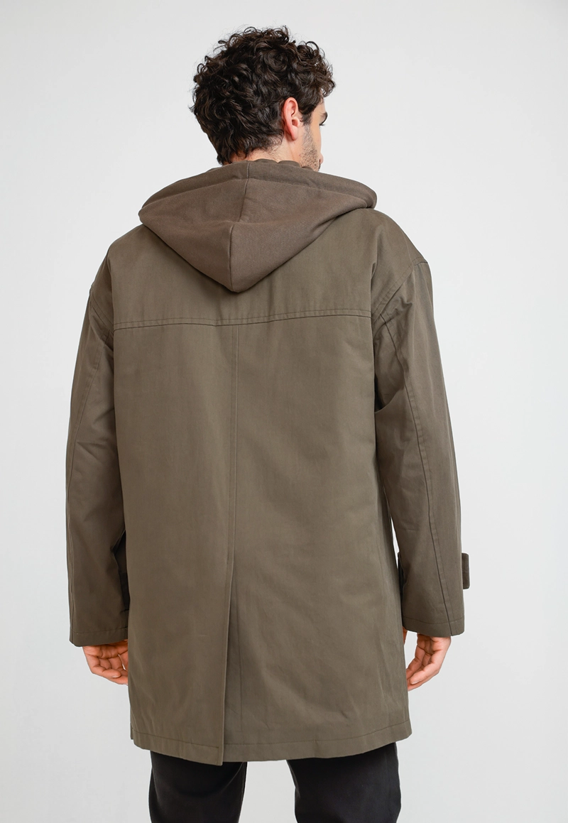 CHAQUETA HOMBRE ACOLCHADA VERDE OSCURO - 2