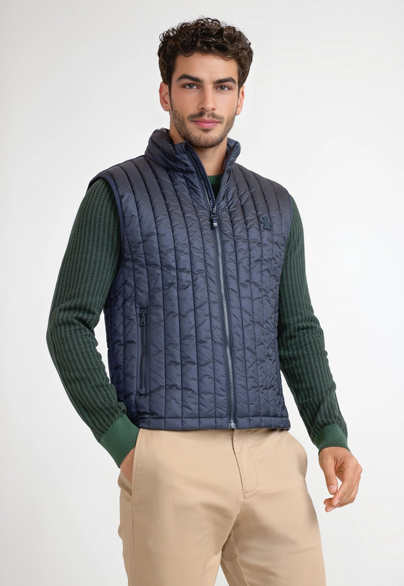 PARKA SIN MANGA HOMBRE NAVY - 1