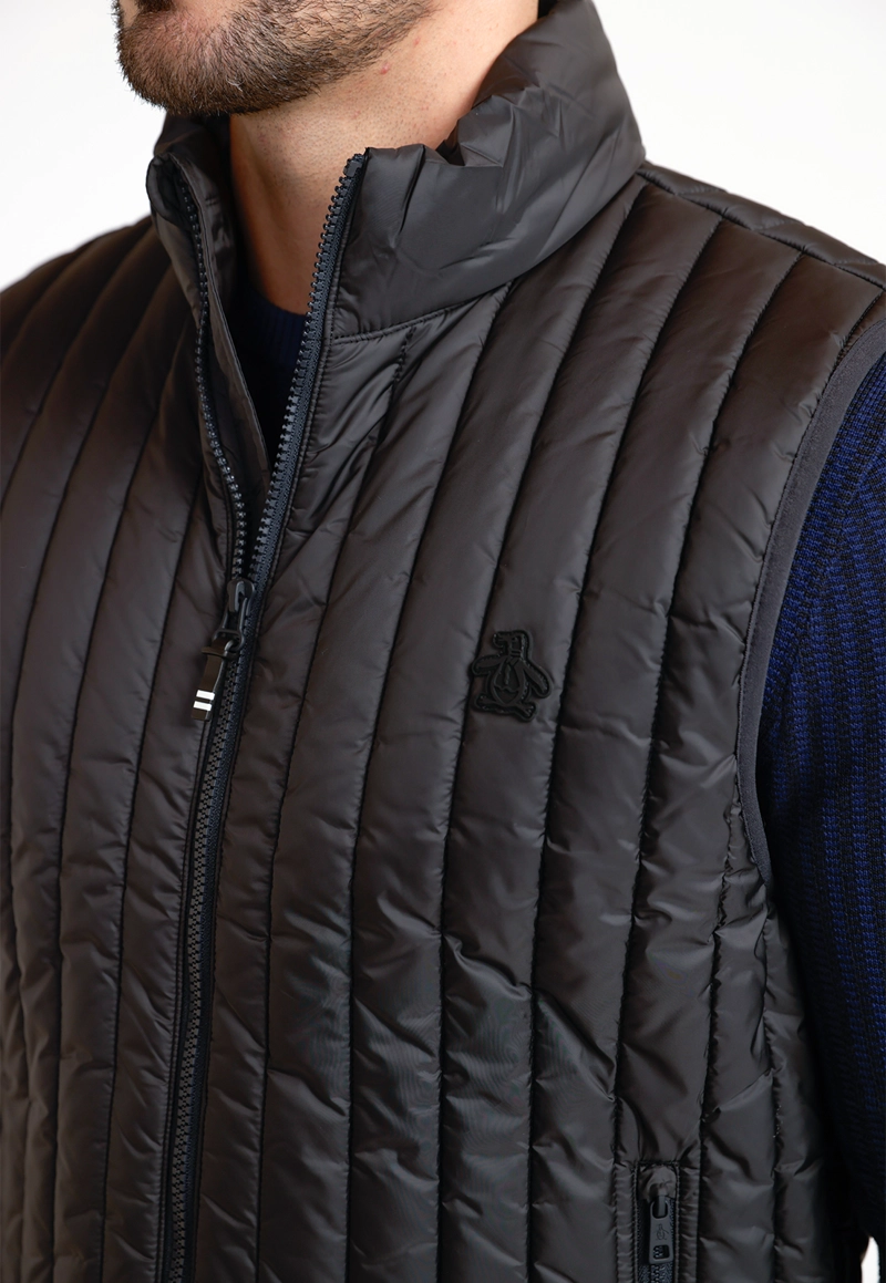 PARKA SIN MANGA HOMBRE EN COLOR NEGRO - 3