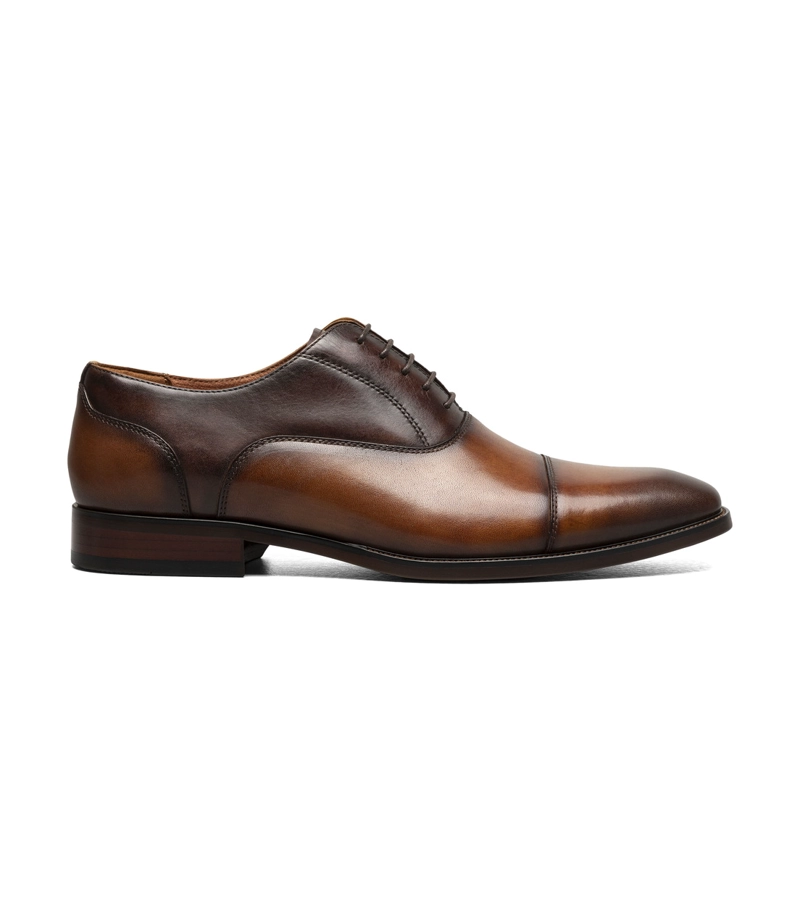 ZAPATOS FORMAL HOMBRE SORRENTO LUX CAP TOE BAL COGNAC - 3