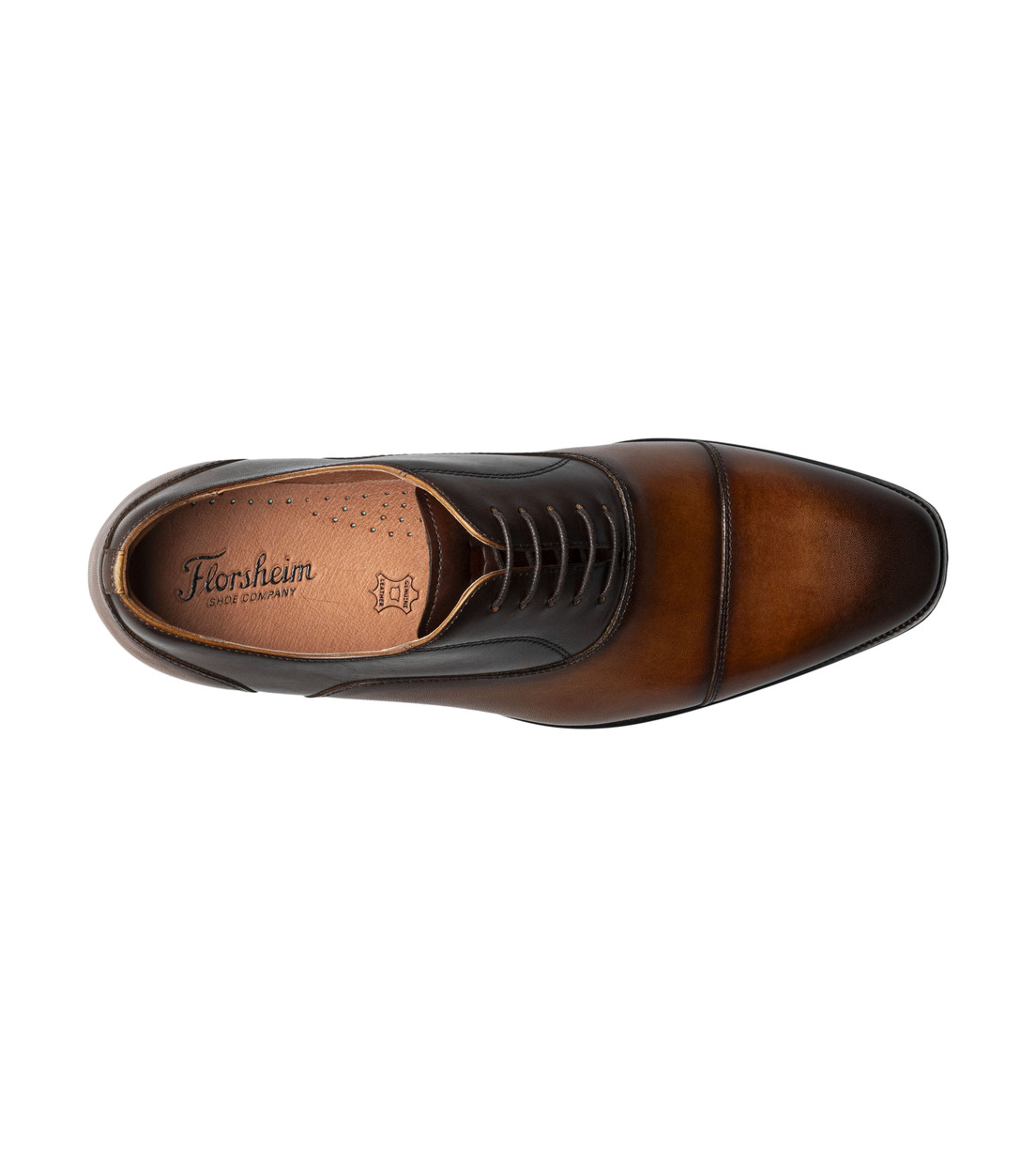 ZAPATOS FORMAL HOMBRE SORRENTO LUX CAP TOE BAL COGNAC - 6