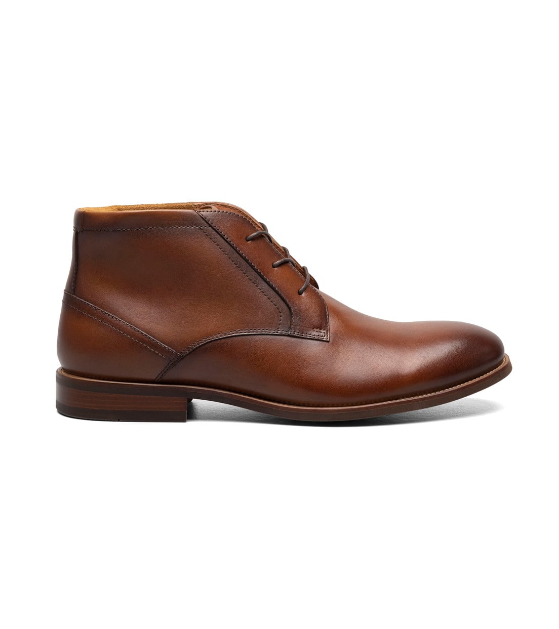 BOTINES FORMAL RUCCI PLAIN TOE CHUKKA COGNAC - 3