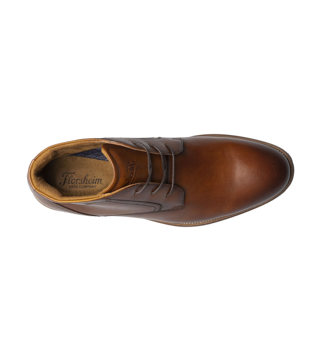 BOTINES FORMAL RUCCI PLAIN TOE CHUKKA COGNAC - 6