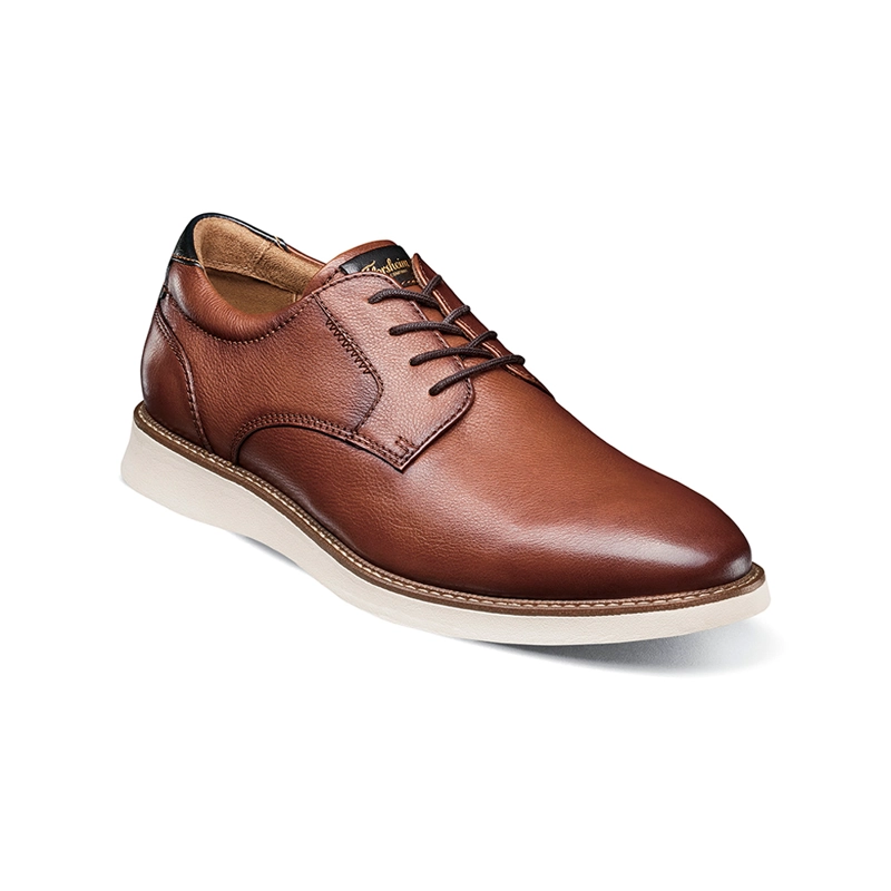 ZAPATOS CASUAL LAUNCH PLAIN TOE OXFORD COGNAC - 1