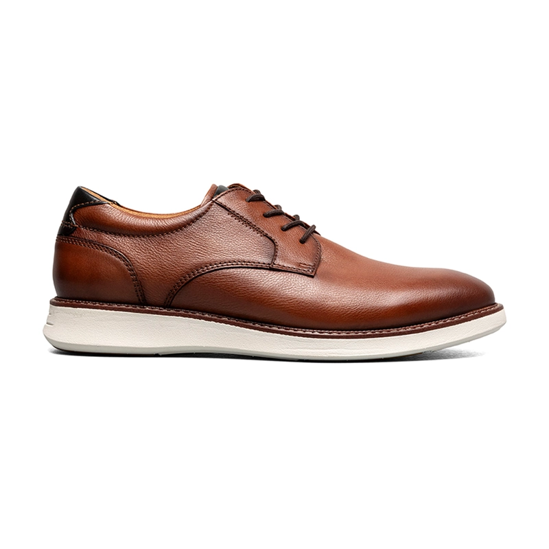 ZAPATOS CASUAL LAUNCH PLAIN TOE OXFORD COGNAC - 3