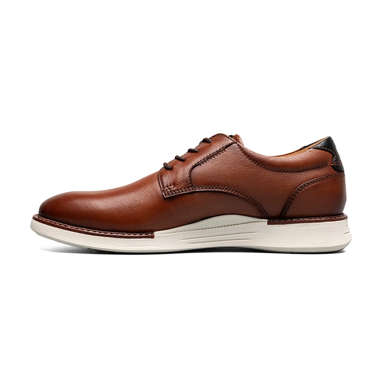 ZAPATOS CASUAL LAUNCH PLAIN TOE OXFORD COGNAC - 5