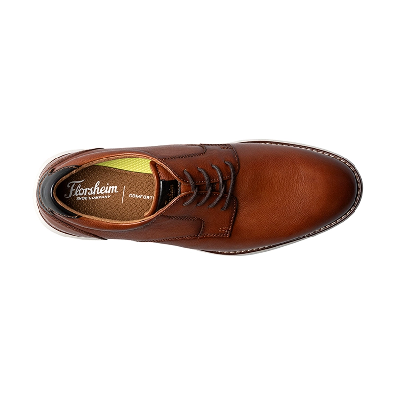 ZAPATOS CASUAL LAUNCH PLAIN TOE OXFORD COGNAC - 6