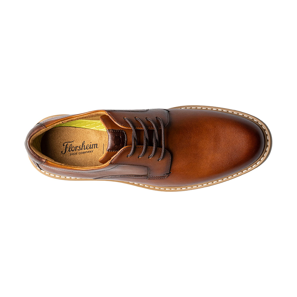 ZAPATOS CASUAL NORWALK PLAIN TOE OXFORD COGNAC - 6
