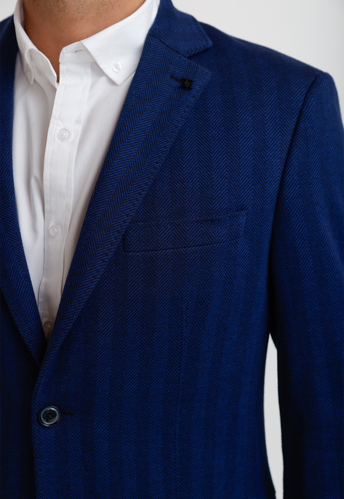 CHAQUETA CASUAL ALGODON CLAIRE AZUL MARINO - 3