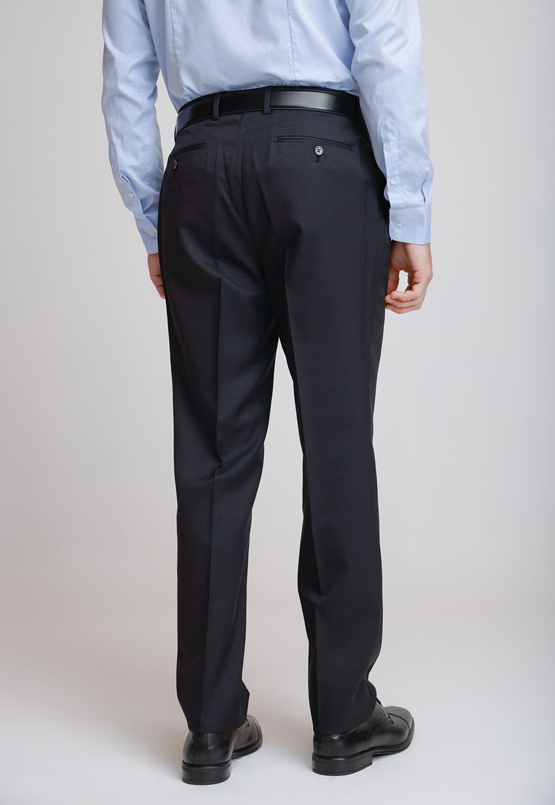 PANTALON FORMAL HOMBRE REGULAR FIT EXECUTIVE NEGRO - 2