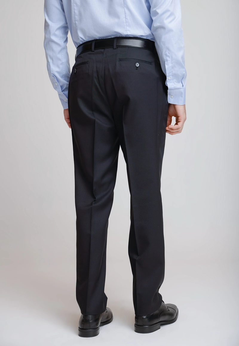 PANTALON FORMAL HOMBRE REGULAR FIT EXECUTIVE  NEGRO - 2