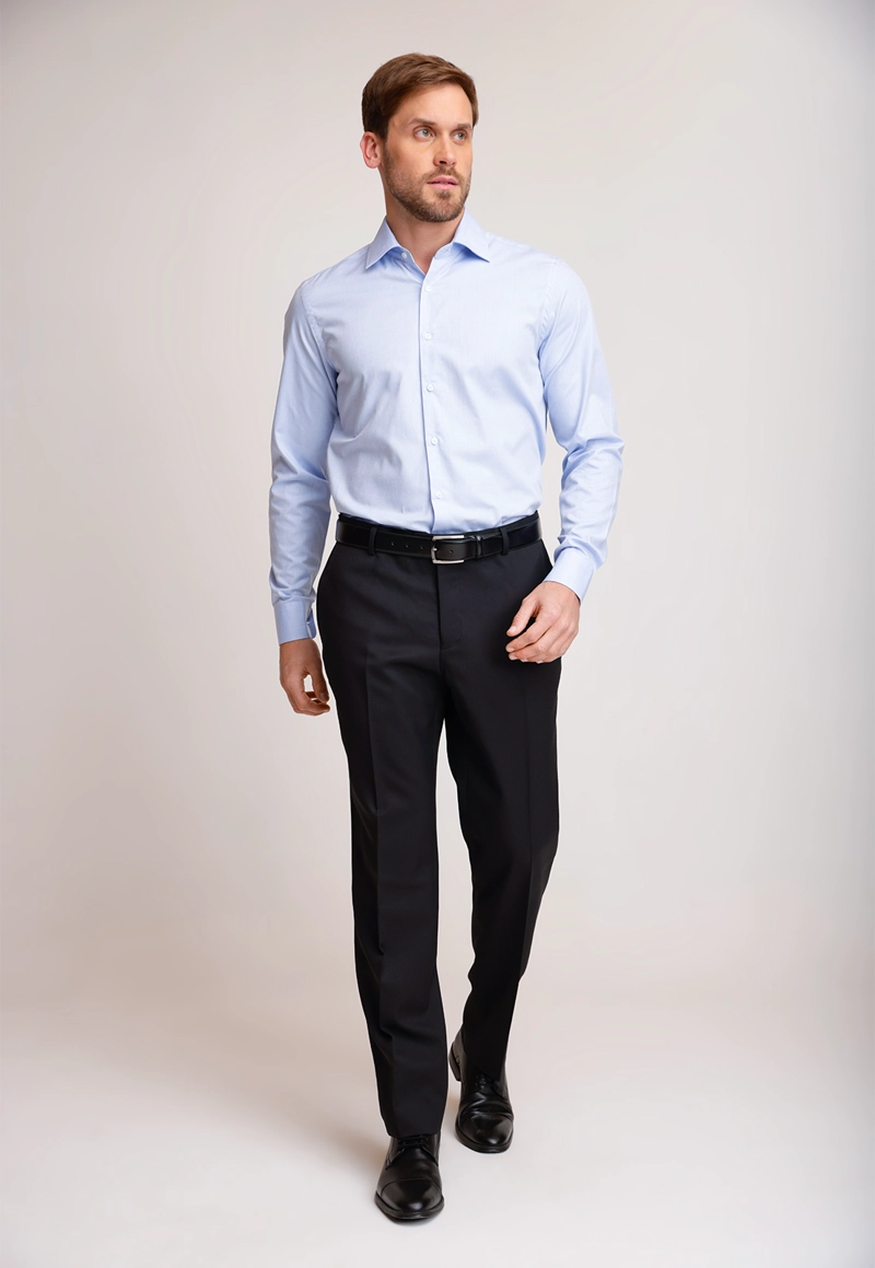 PANTALON FORMAL HOMBRE REGULAR FIT EXECUTIVE  NEGRO - 4