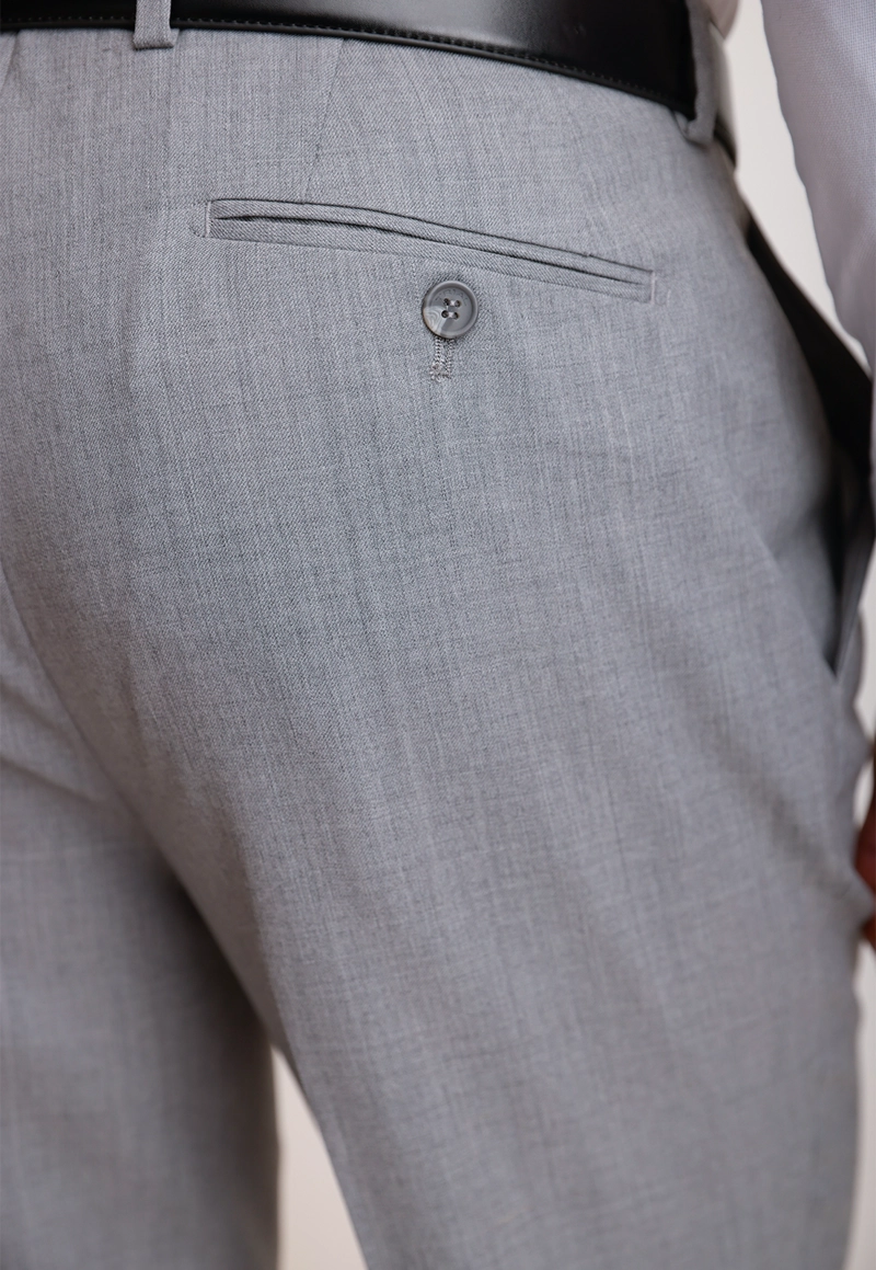 PANTALON FORMAL HOMBRE REGULAR FIT EXECUTIVE  GRIS - 3