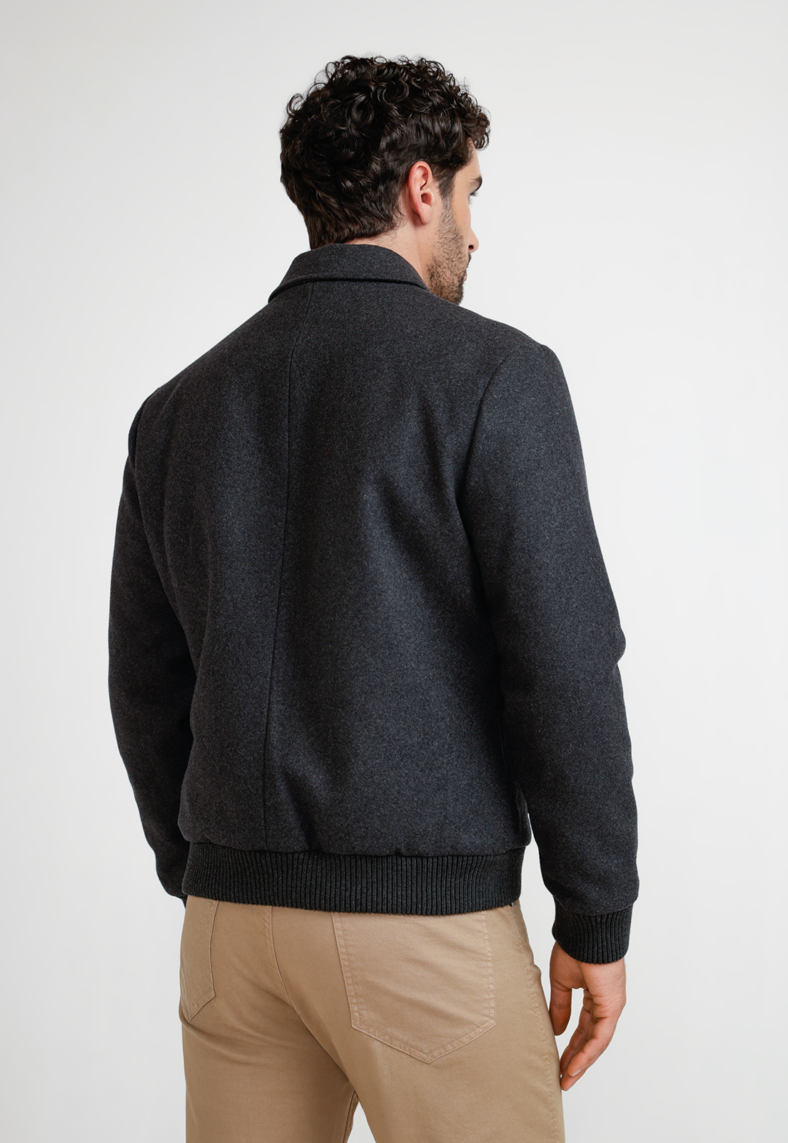CHAQUETA BOMBER HOMBRE TANAKA GRIS - 2