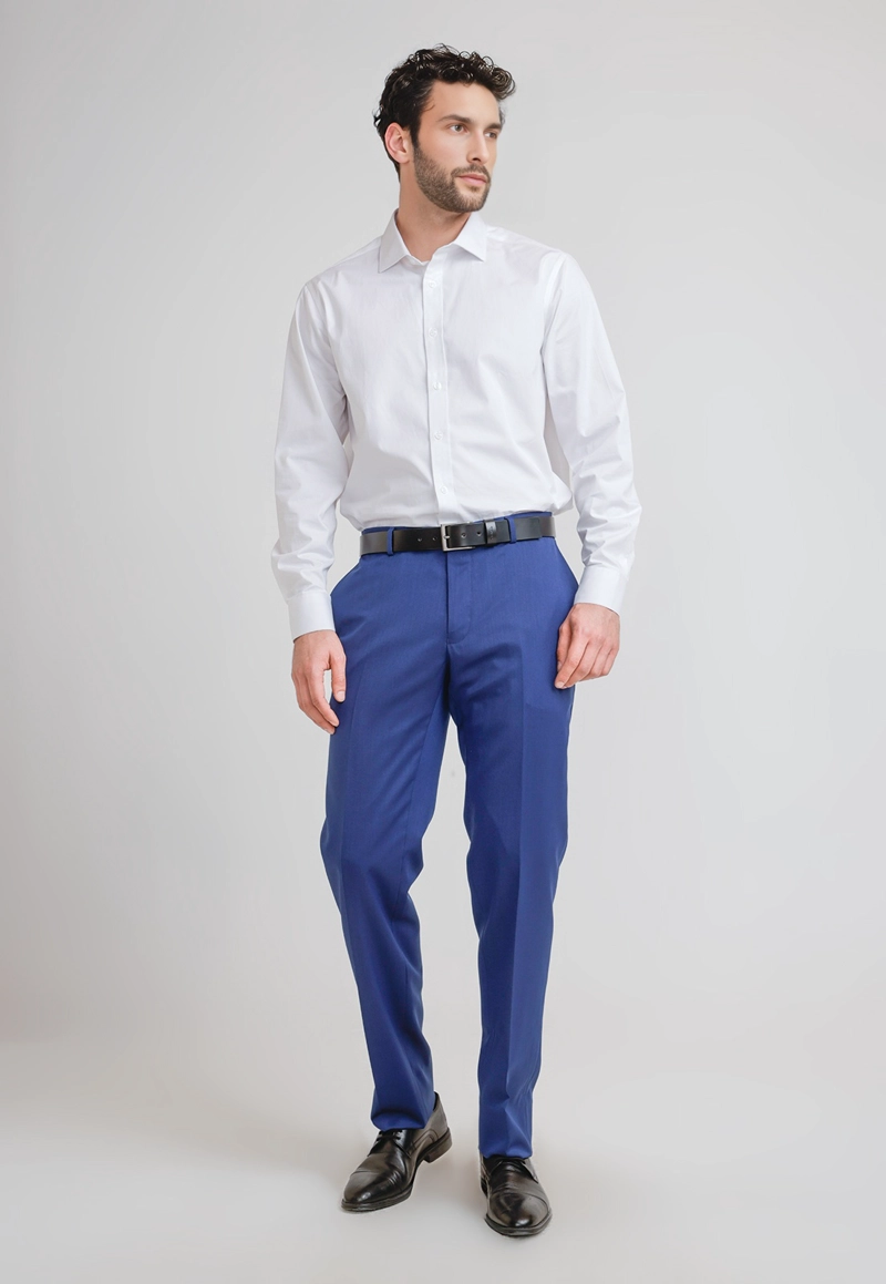 PANTALON HOMBRE FORMAL EB12 AZULINO - 4