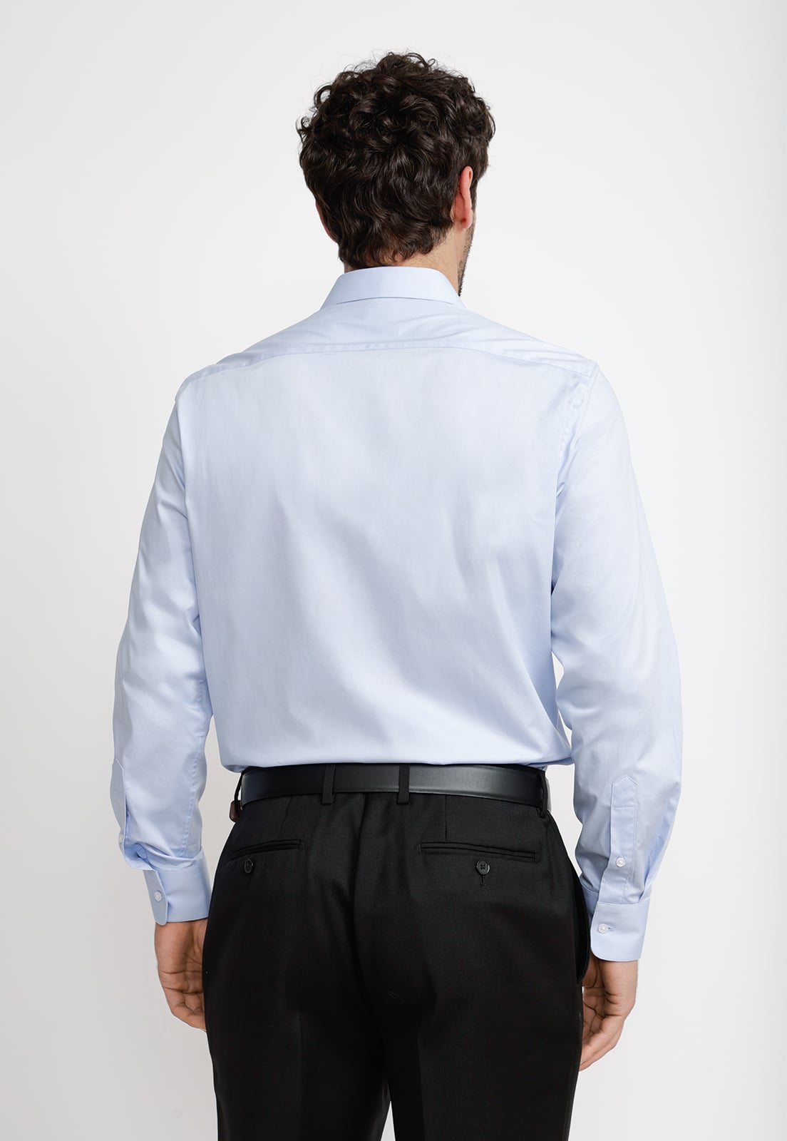 CAMISA HOMBRE FORMAL POPELINA DYNAMIC CELESTE - 2