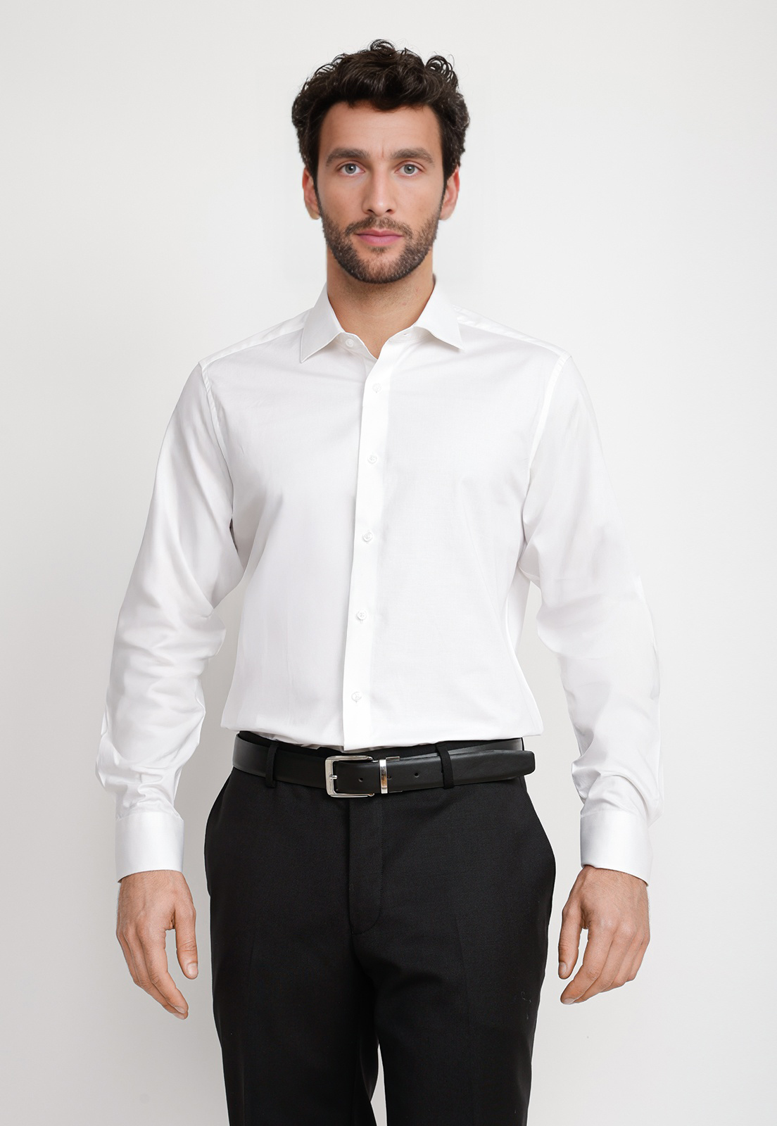 CAMISA HOMBRE FORMAL POPELINA DYNAMIC BLANCO - 1