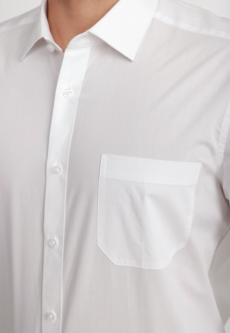 CAMISA HOMBRE FORMAL POPELINA CLASSIC BLANCO - 3