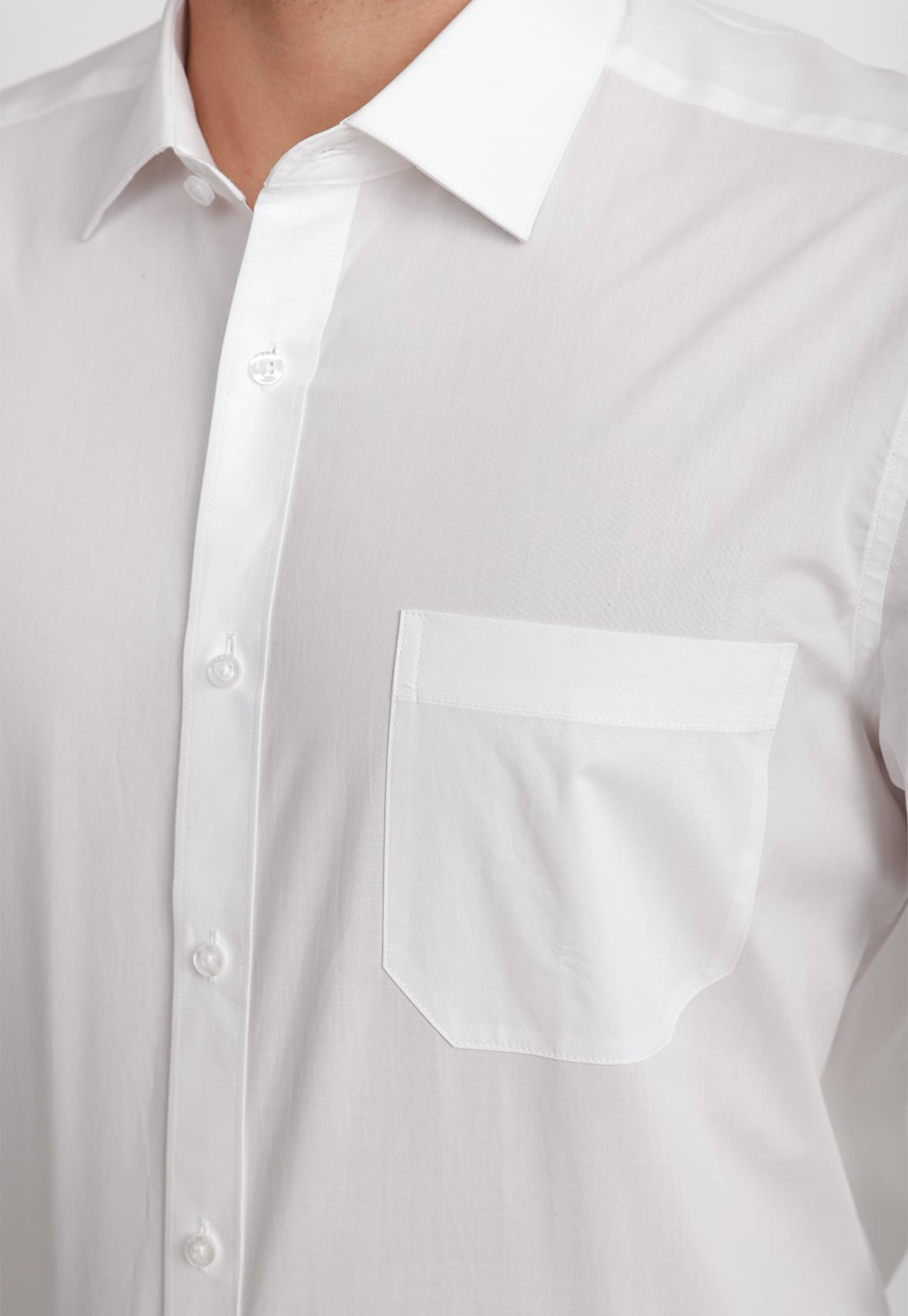 CAMISA HOMBRE FORMAL POPELINA CLASSIC BLANCO - 3