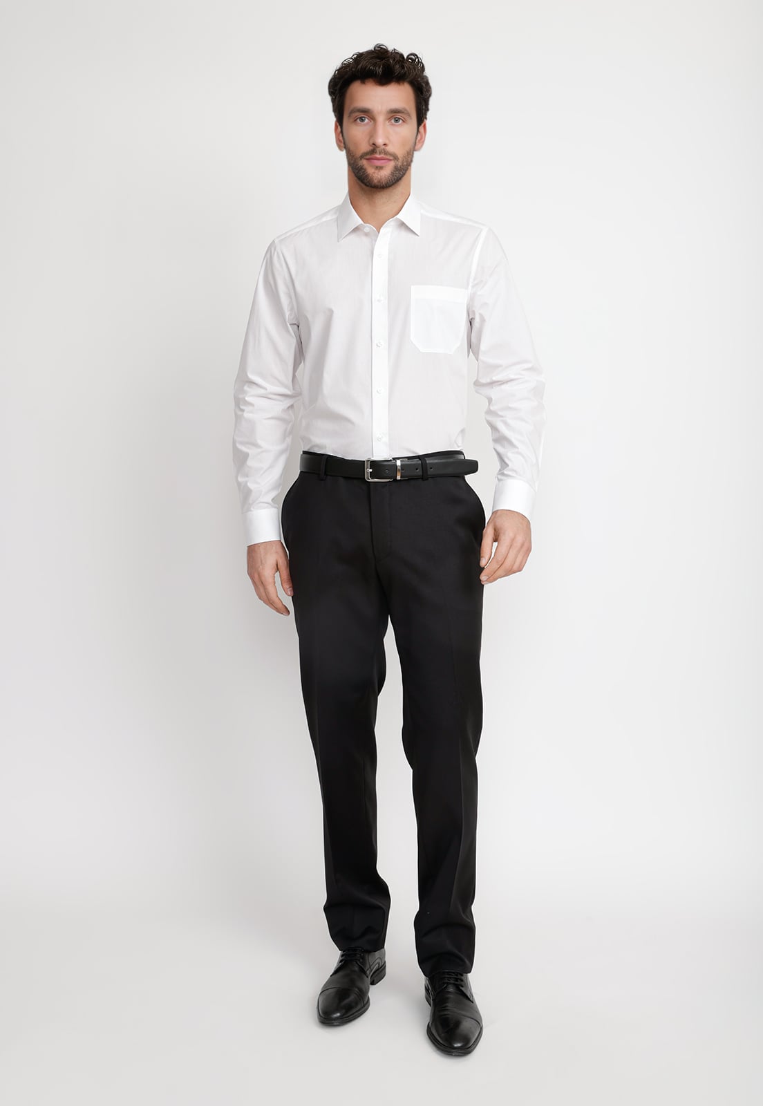 CAMISA HOMBRE FORMAL POPELINA CLASSIC BLANCO - 4