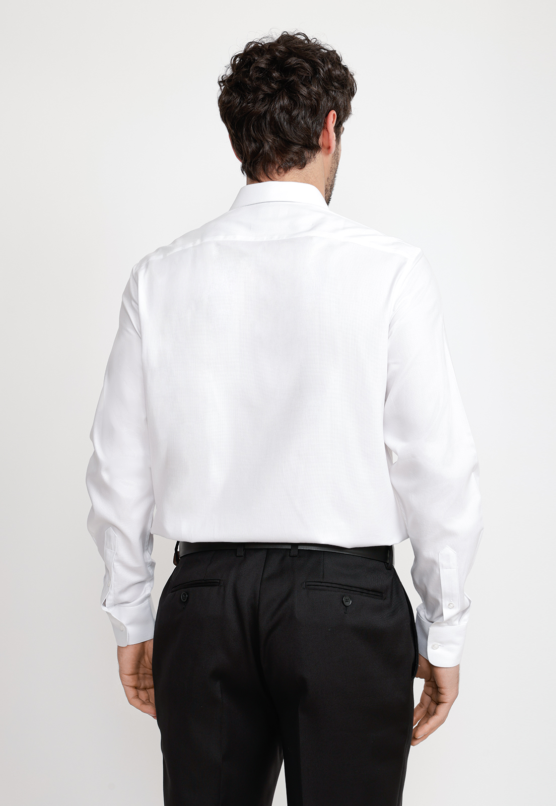 CAMISA HOMBRE FORMAL DOBBY CLASSIC B BLANCO - 2