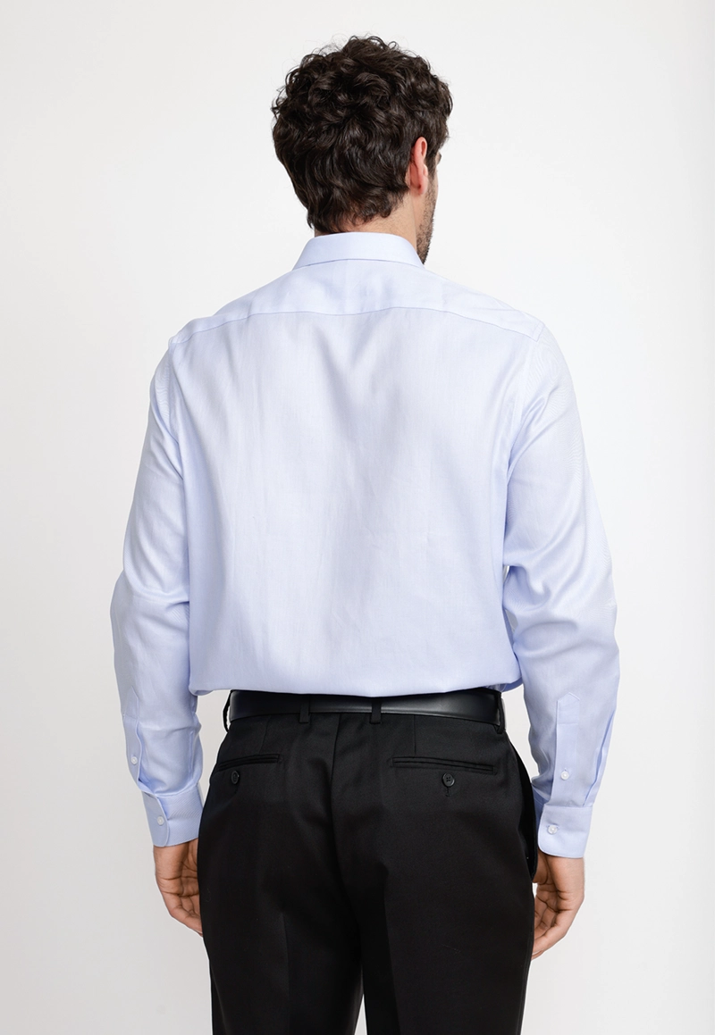 CAMISA HOMBRE FORMAL TWILL CLASSIC CELESTE - 2