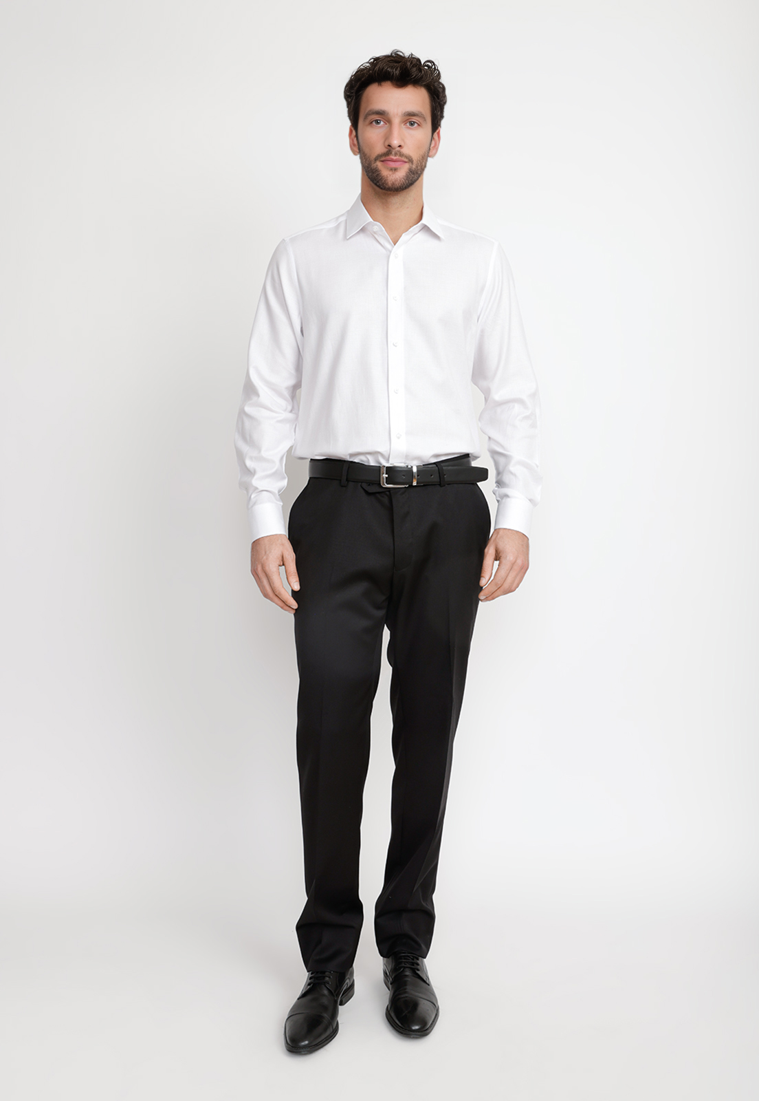 CAMISA HOMBRE FORMAL TWILL CLASSIC BLANCO - 2