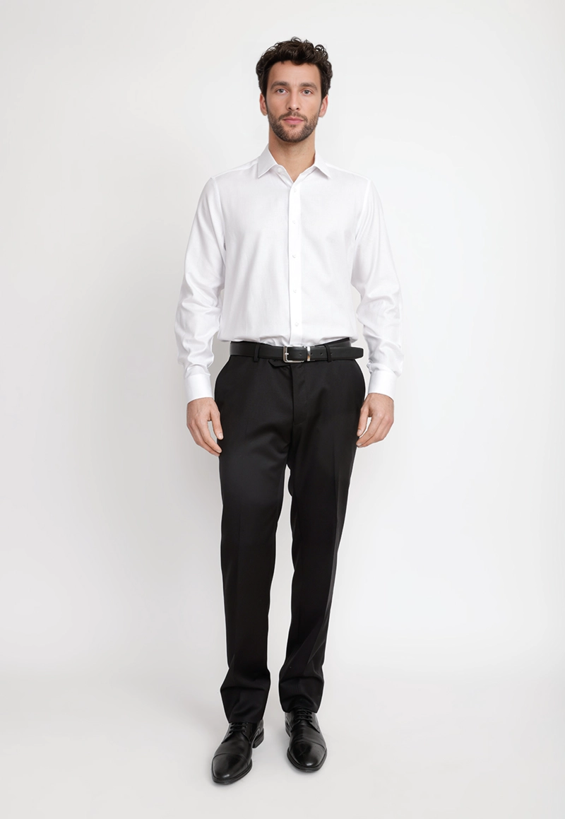 CAMISA HOMBRE FORMAL TWILL CLASSIC BLANCO - 2