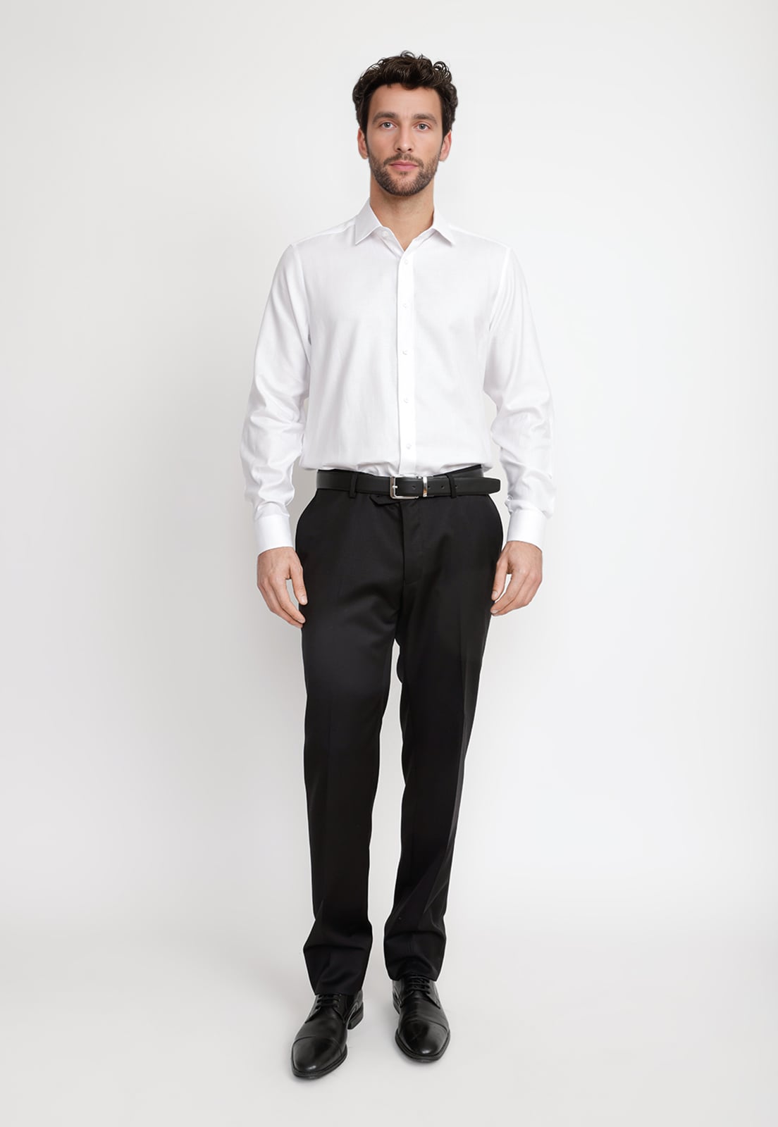 CAMISA HOMBRE FORMAL TWILL CLASSIC BLANCO - 2