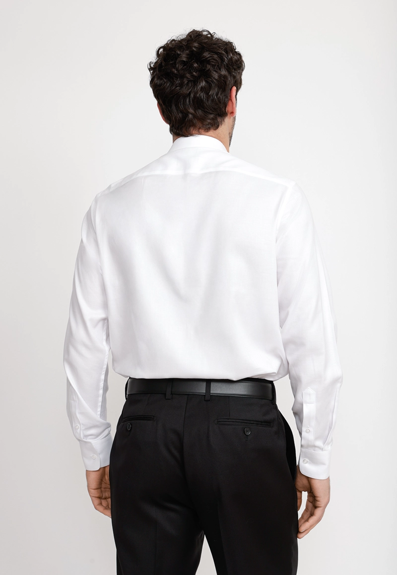 CAMISA HOMBRE FORMAL TWILL CLASSIC BLANCO - 3