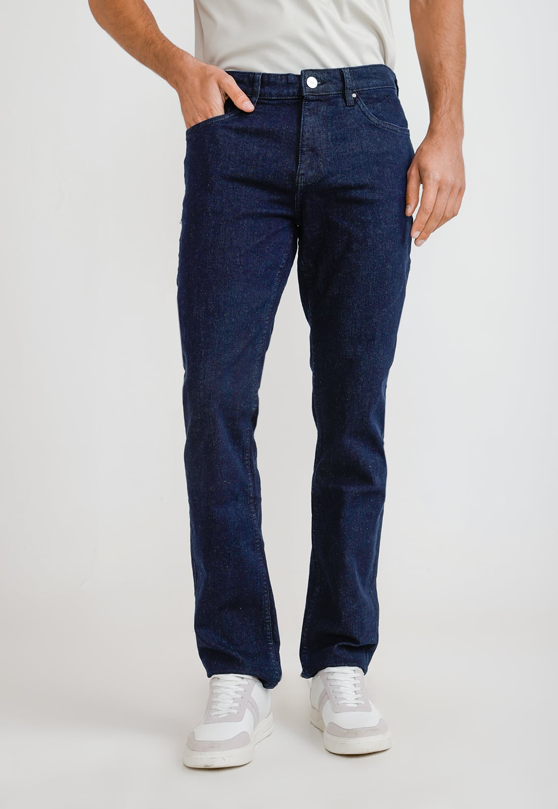 JEANS HOMBRE SLIM FIT AZUL MEDIO - 1