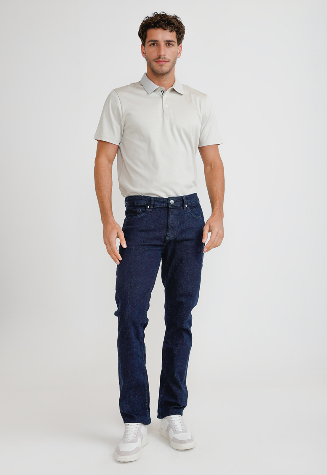 JEANS HOMBRE SLIM FIT AZUL MEDIO - 4