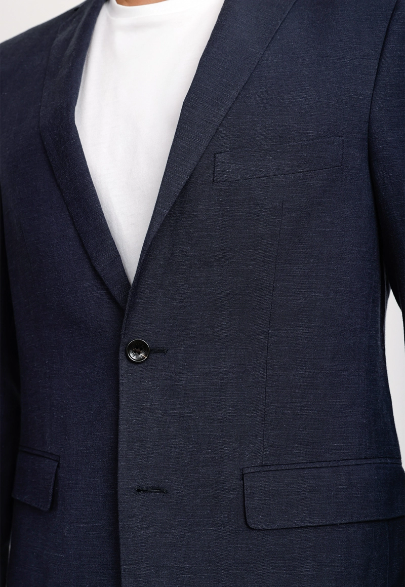 CHAQUETA HOMBRE LINO NAVY THE SARAH SLIM JACKET S25-26 - 3