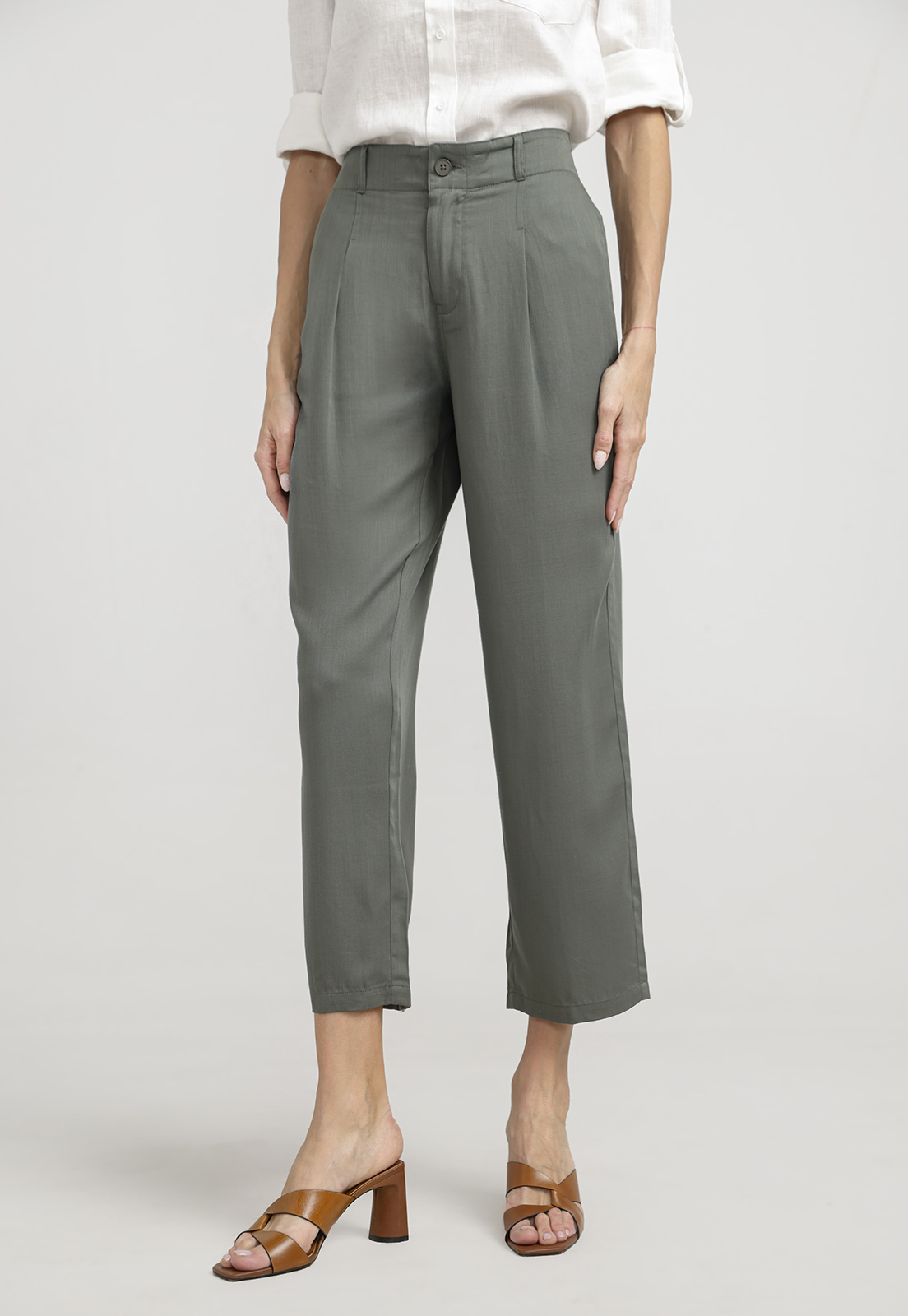 PANTALON MUJER SOFIA LIOCEL OLIVA - 1