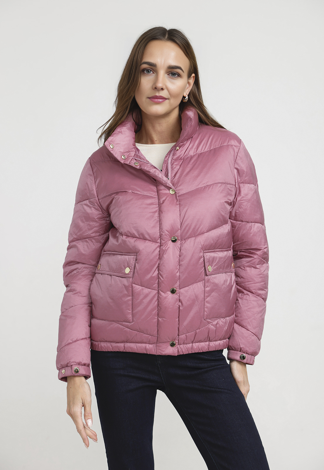 PARKA MUJER BRUSELAS ROSA - 1