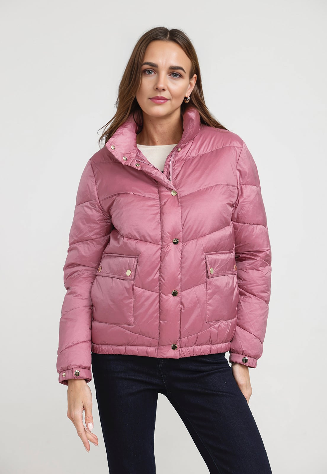 PARKA MUJER BRUSELAS ROSA - 1