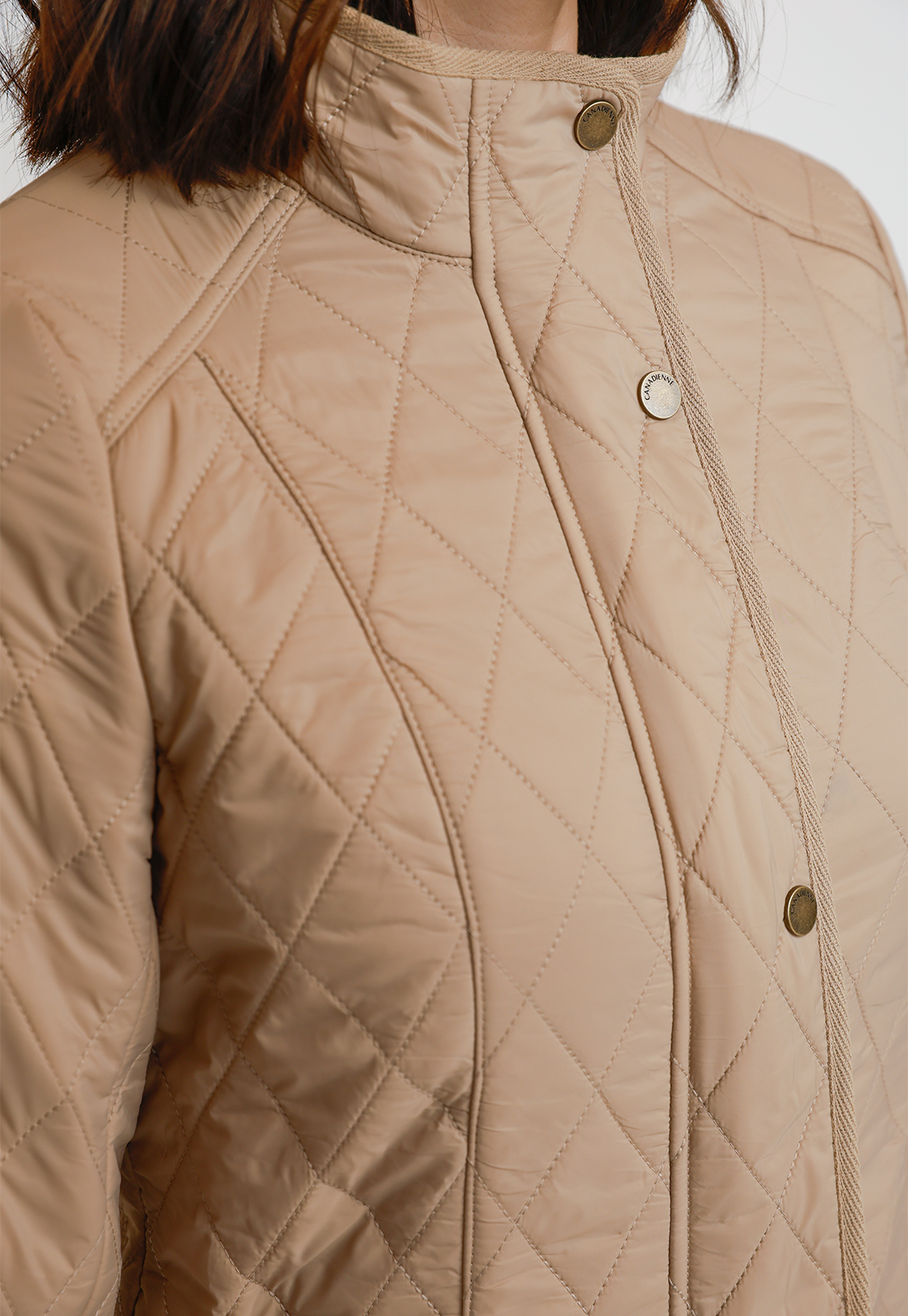 PARKA LIGERA MUJER BEIGE - 3