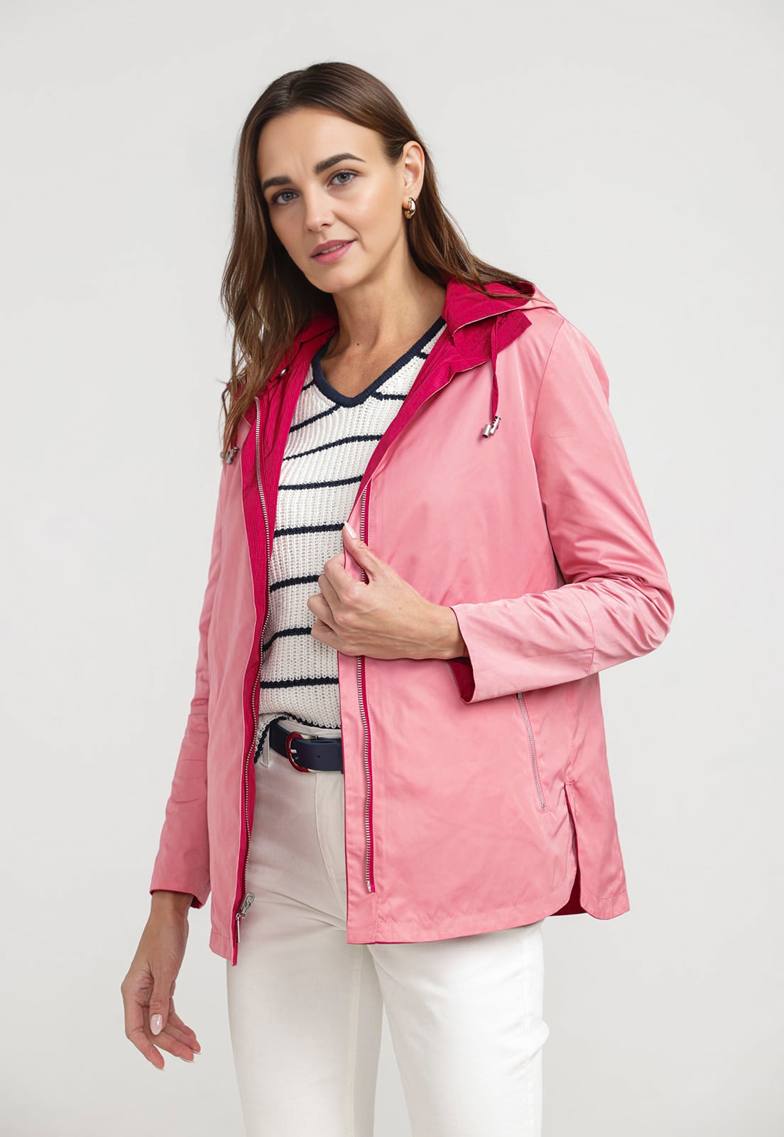 CHAQUETA MUJER EVA REVERSIBLE GUINDA - 2