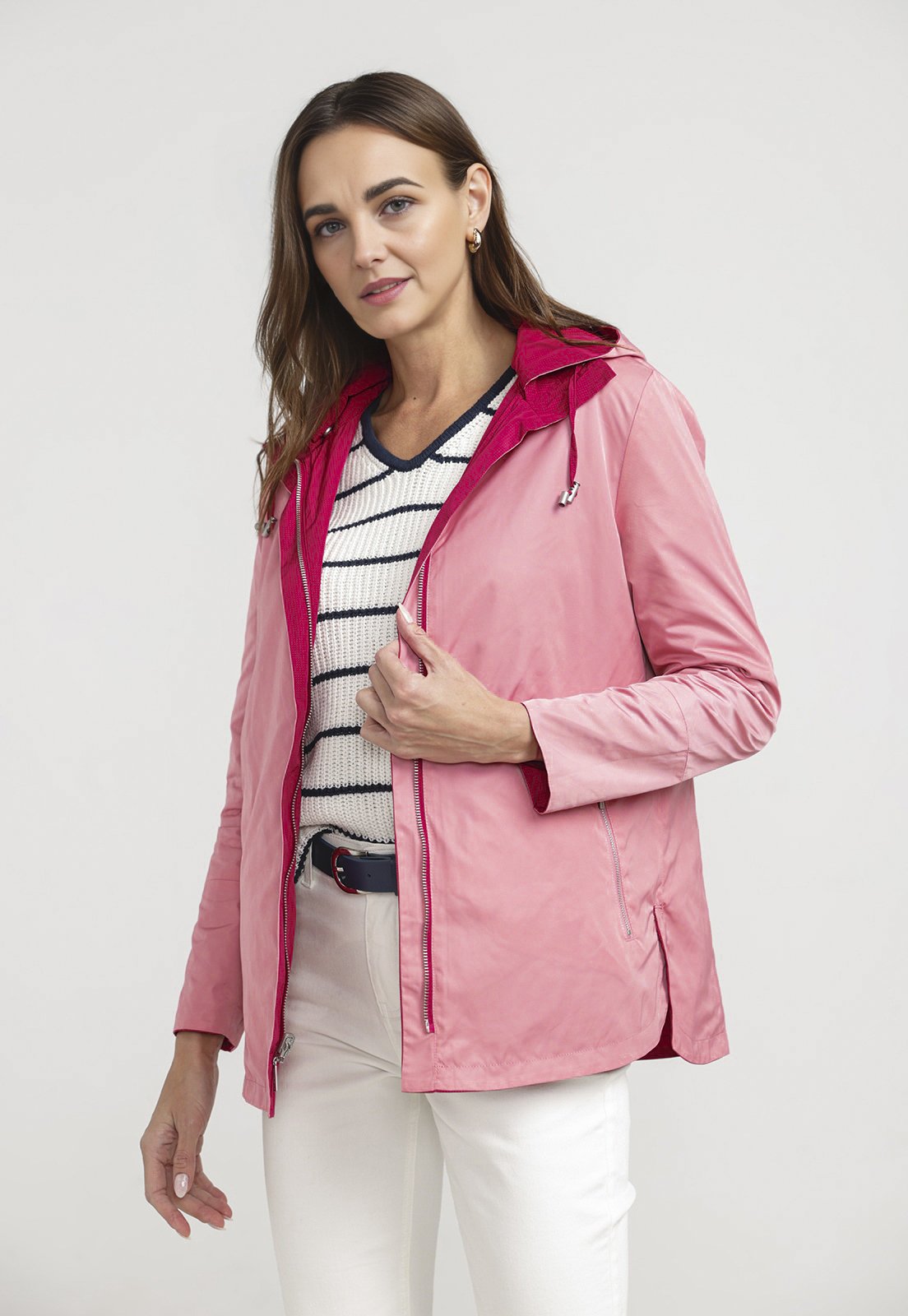 CHAQUETA MUJER EVA REVERSIBLE GUINDA - 2