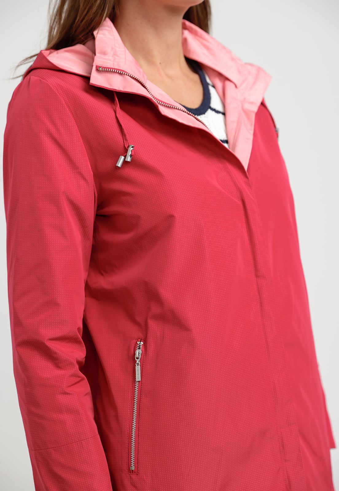 CHAQUETA MUJER EVA REVERSIBLE GUINDA - 4