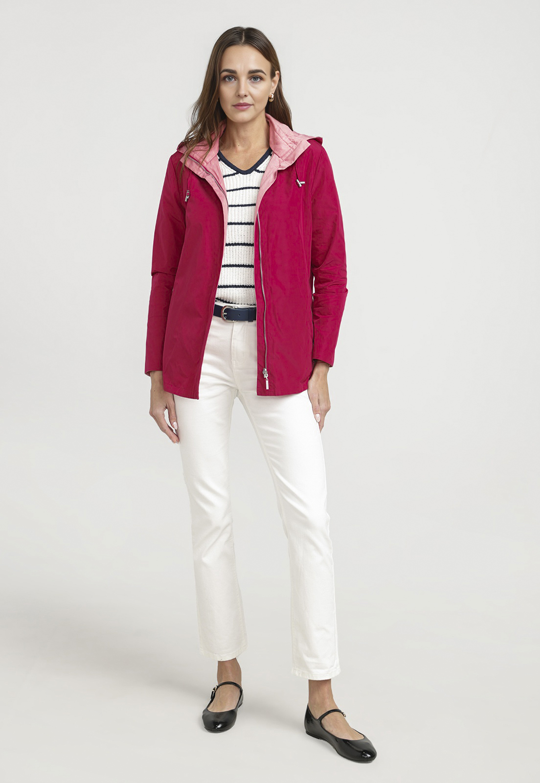 CHAQUETA MUJER EVA REVERSIBLE GUINDA - 5