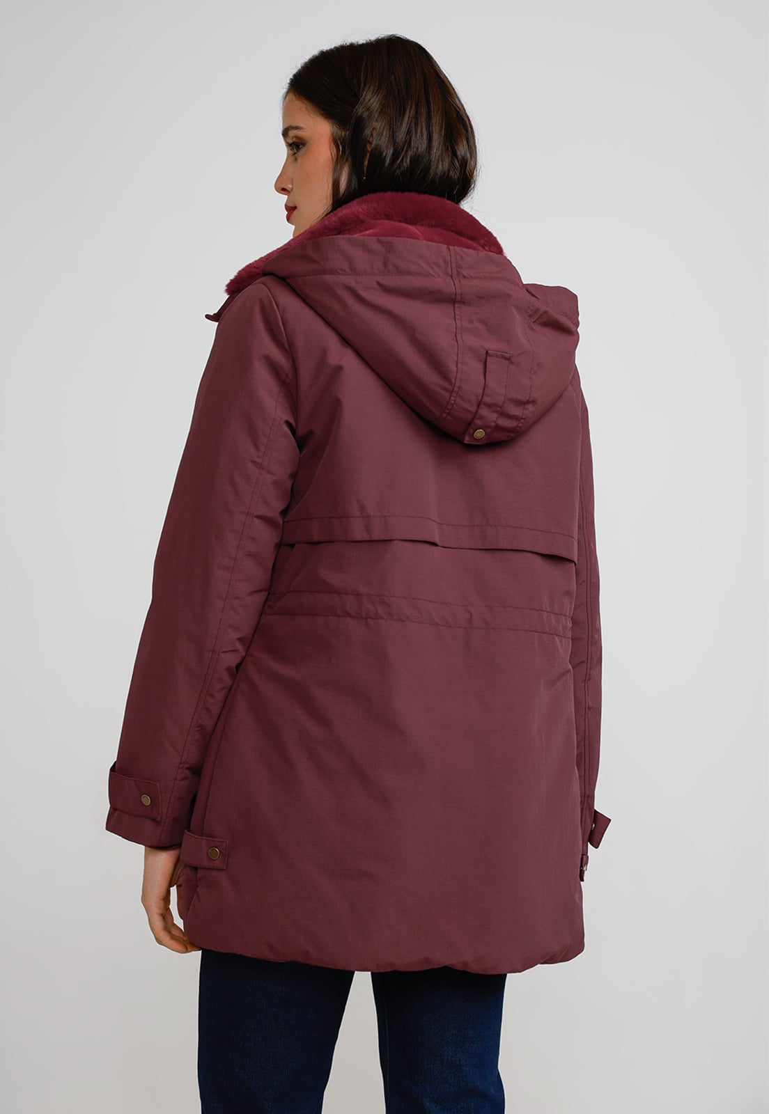 PARKA GRUESA MUJER BURDEO - 6