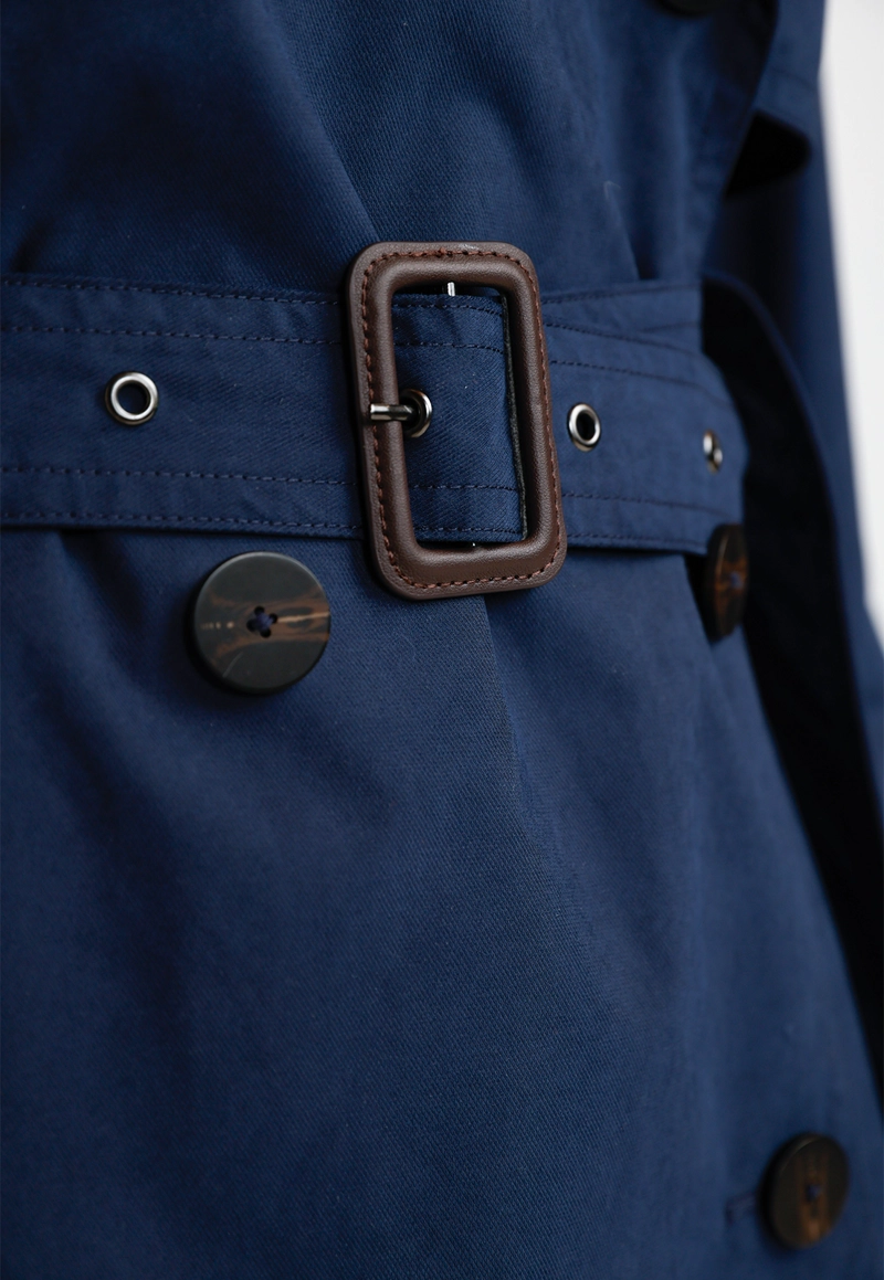 TRENCH IMPERMEABLE MUJER POLIE STER MARINO - 3