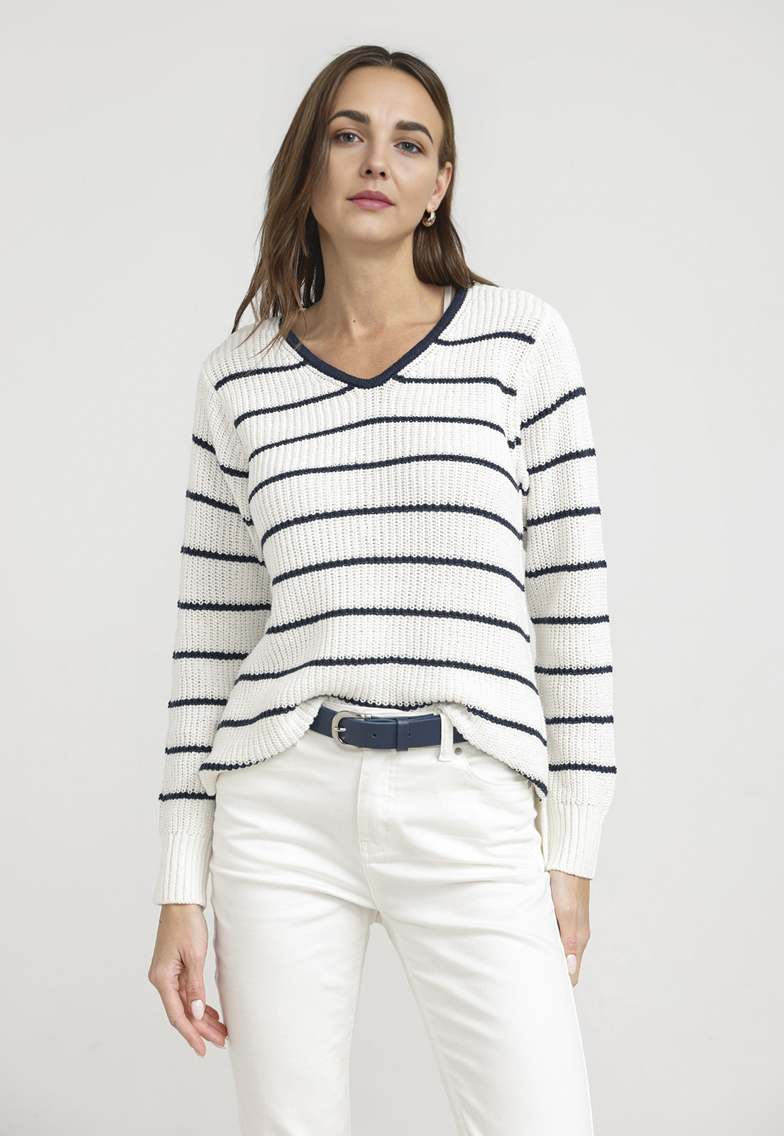 SWEATER MUJER GRANATE ALGODON CRUDO - 1