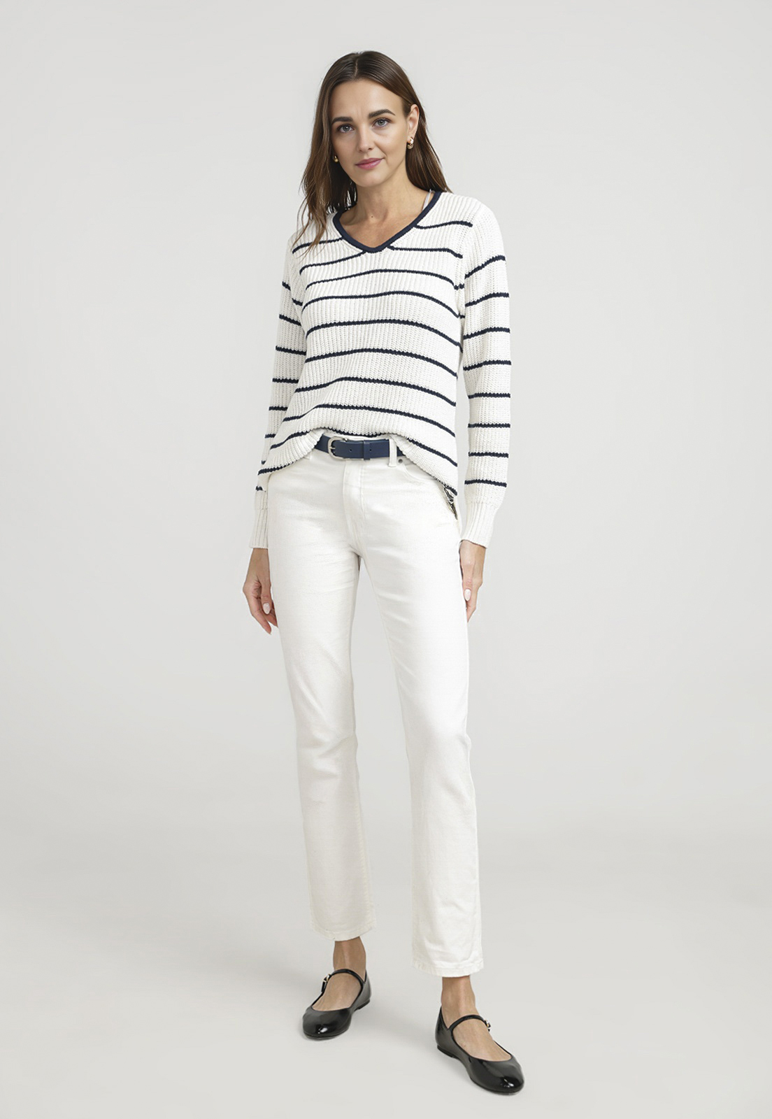 SWEATER MUJER GRANATE ALGODON CRUDO - 4